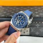 Super Clone Hublot Big Bang Unico Titanium Blue Ceramic 441.NL.5171.RX 42mm — side profile