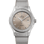Super Clone Hublot Classic Fusion 42mm Sundunt Dial Titanium