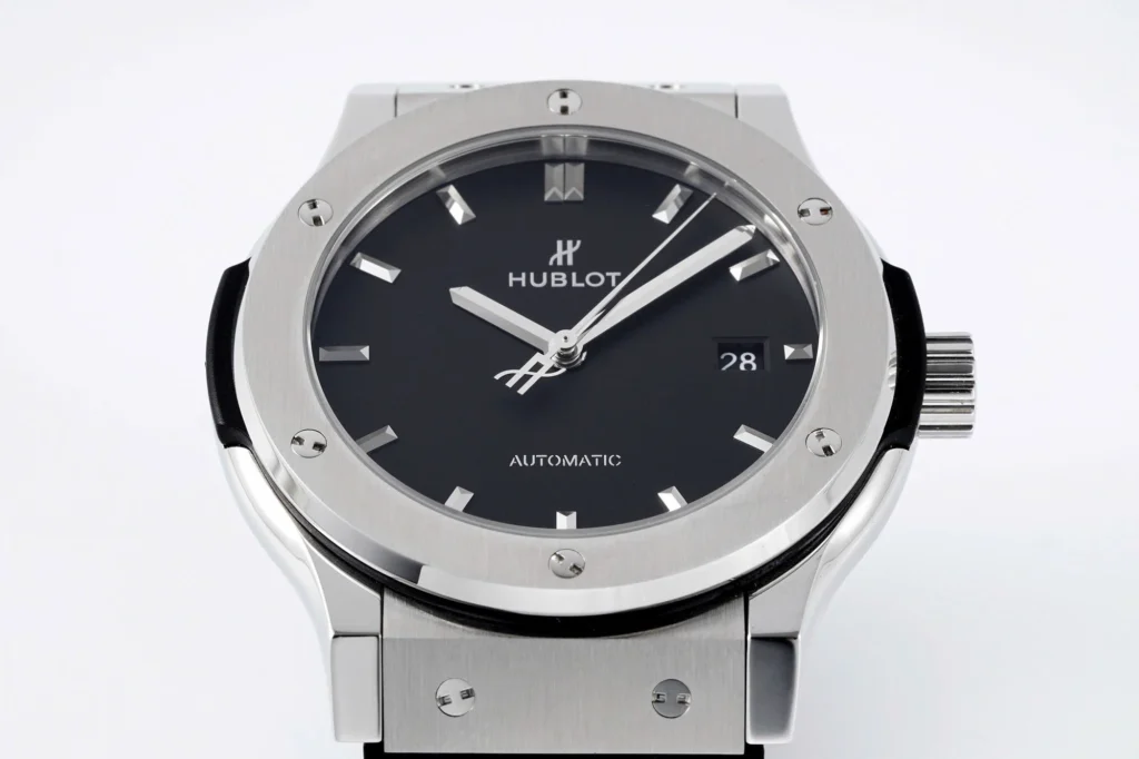 Super Clone Hublot Classic Fusion 542.NX.1171.LR 42mm Black Dial — side profile