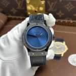 Super Clone Hublot Classic Fusion 42mm Leather Strap Ceramic