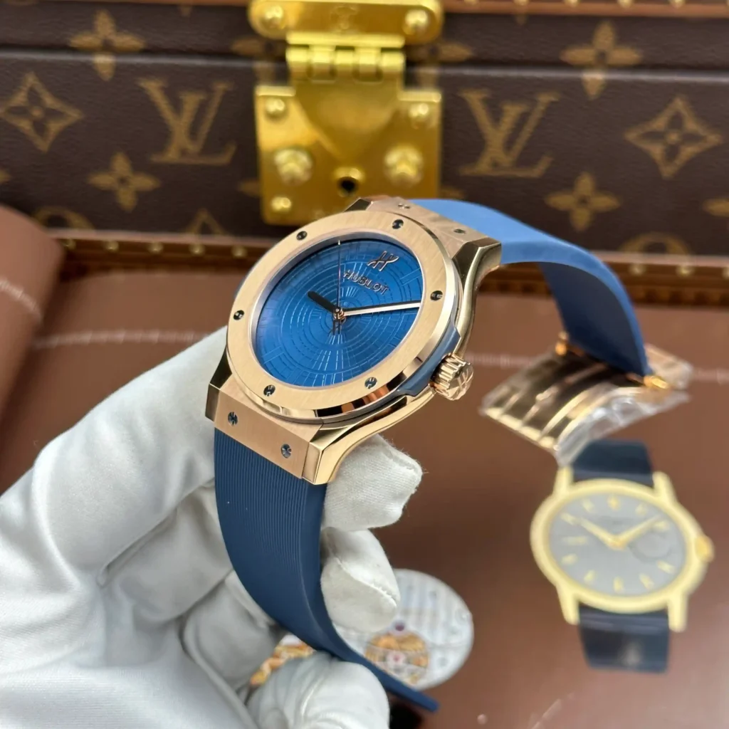 Super Clone Hublot Classic Fusion Boutique Pisa 1940 Edition Titanium King Gold 42mm — clasp and links
