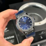 Super Clone Hublot Classic Fusion Ceramic 42mm Blue Dial JJZ Base — case and bezel