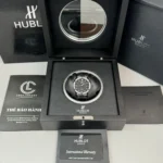 Super Clone Hublot Classic Fusion Ceramic Diamonds 42mm Black Dial JJZ Base – Customize Version — view 9