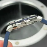 Super Clone Hublot Classic Fusion Diamonds Moissanite Pave 33mm Blue Dial – Handcrafted Diamod — bracelet detail