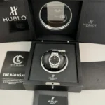 Super Clone Hublot Classic Fusion Diamonds Moissanite Pave 38mm Black Dial – Handcrafted Diamod — view 9