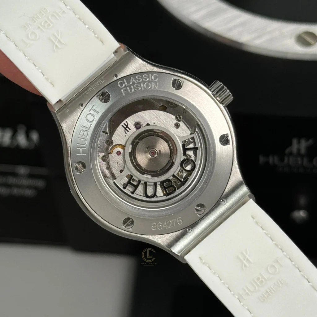 Super Clone Hublot Classic Fusion Diamonds Moissanite Pave 38mm Dial Moissanite – Handcrafted Diamod — bracelet detail