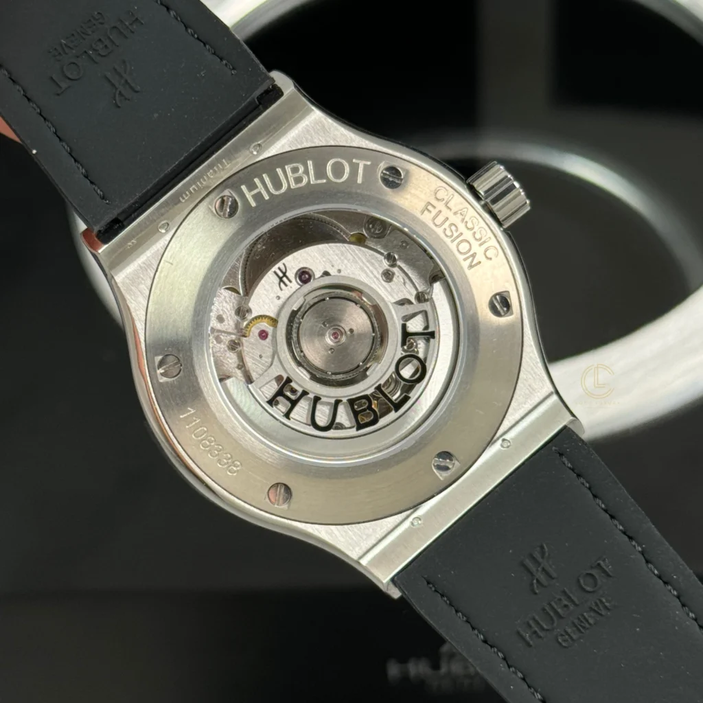 Super Clone Hublot Classic Fusion Diamonds Moissanite Pave 42mm Dial Black – Customize Diamod — clasp and links