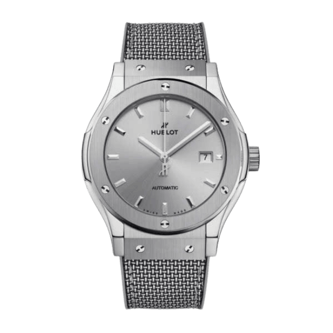 Super Clone Hublot Classic Fusion Essential Grey 42mm Titanium