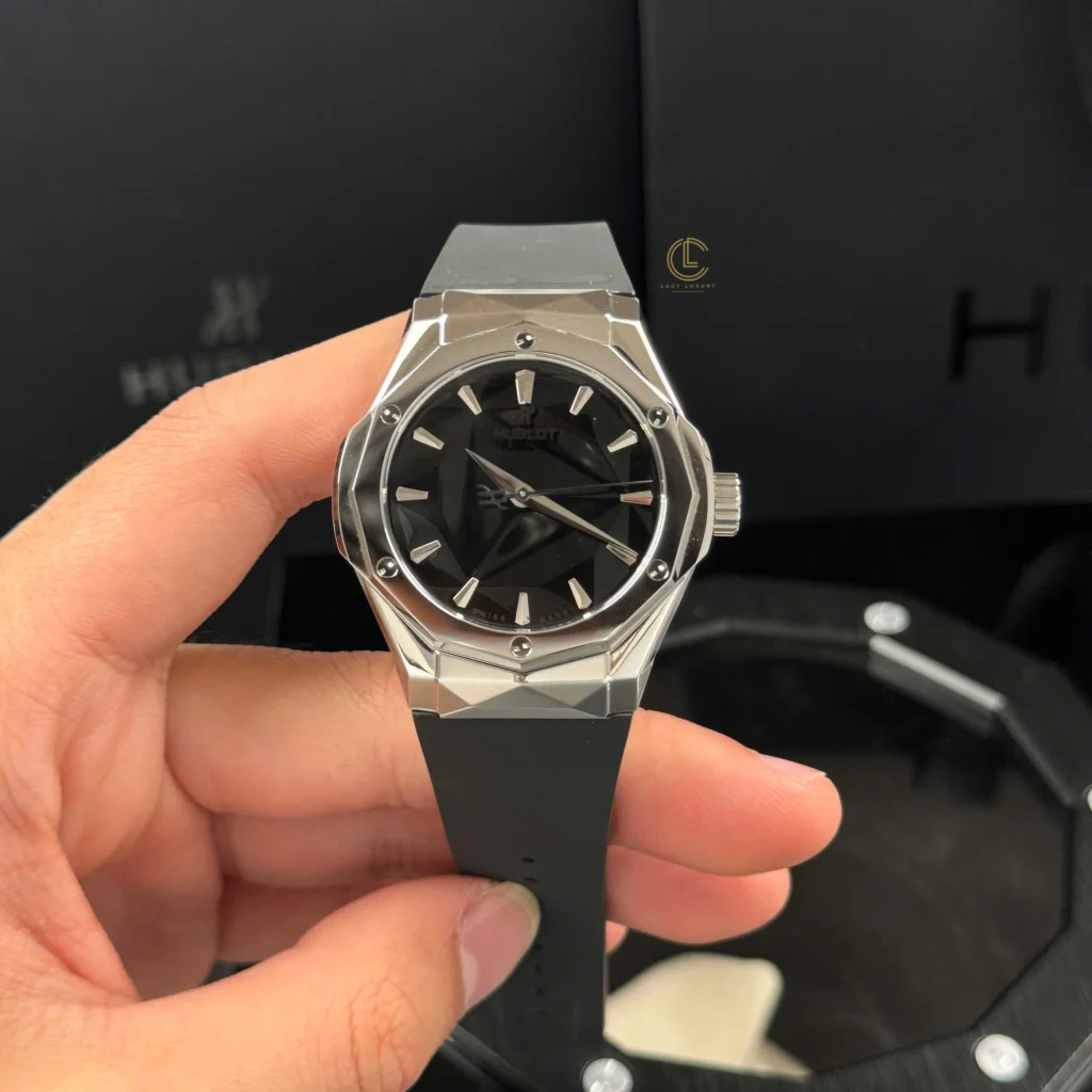 Super Clone Hublot Classic Fusion Orlinski 550.NS.1800.RX.ORL19 40mm Black Dial — dial close-up