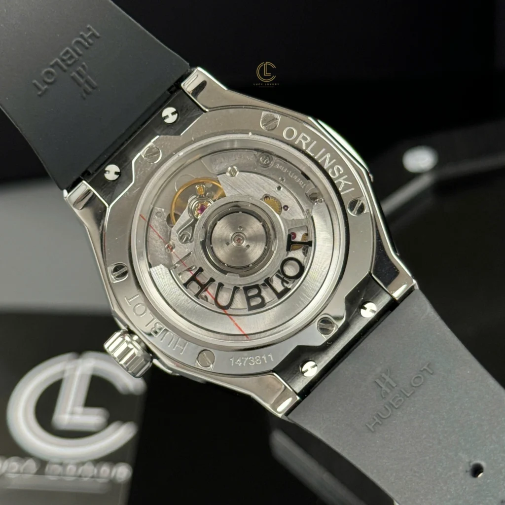 Super Clone Hublot Classic Fusion Orlinski 550.NS.1800.RX.ORL19 40mm Black Dial — side profile