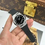 Super Clone Hublot Classic Fusion 40mm Leather Strap Steel — dial close-up