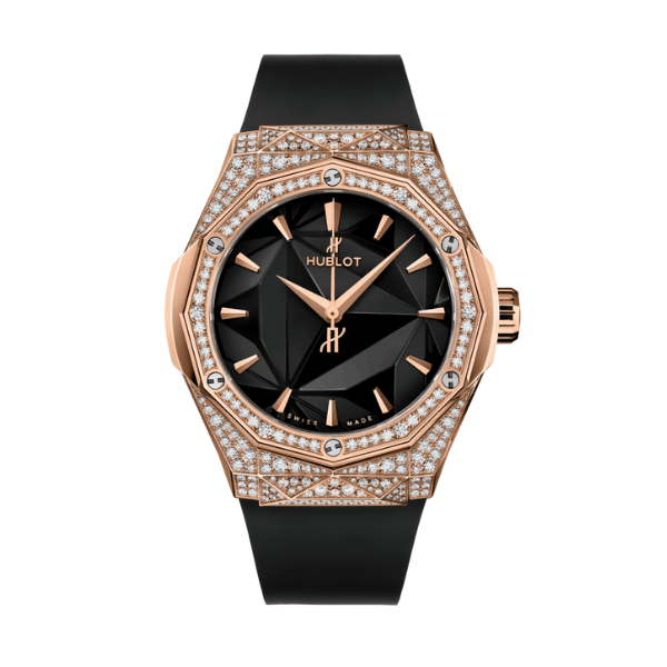 Super Clone Hublot Classic Fusion Orlinski King Gold 550.OS.1800.RX.1604.ORL19 Zicron Pave 40mm