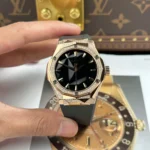 Super Clone Hublot Classic Fusion Orlinski King Gold Alternative Pavé 550.OS.1800.RX.1804.ORL19 40mm – — clasp and links
