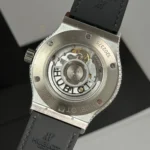Super Clone Hublot Classic Fusion SKULL Full Diamonds Moissanite Pave 42mm Black Dial – Handcrafted Diamod — clasp and links
