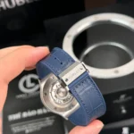 Super Clone Hublot Classic Fusion Titanium 38mm Blue Dial Unisex Size — movement / caseback view