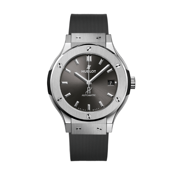 Super Clone Hublot Classic Fusion Titanium 38mm Gray Dial Unisex Size