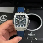 Super Clone Hublot Spirit Of Big Bang 642.NX.7170.RX 642NX7170RX 44mm Blue Dial Titanium V2 – — case and bezel
