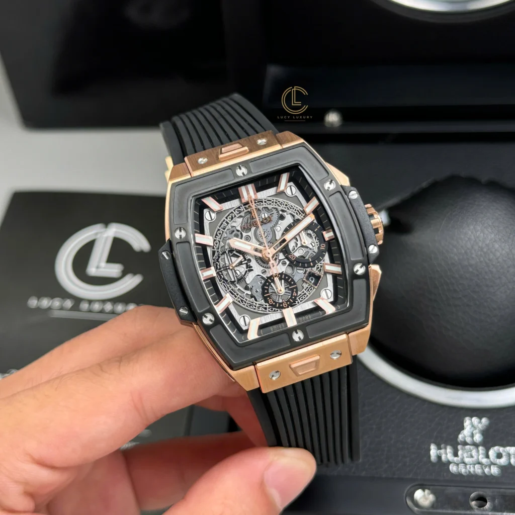 Super Clone Hublot Spirit Of Big Bang King Gold 642.OX.0180.RX 42mm V2 — case and bezel