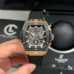 Super Clone Hublot Spirit Of Big Bang King Gold 642.OX.0180.RX 42mm V2 — side profile