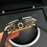 Super Clone Hublot Spirit Of Big Bang King Gold 642.OX.0180.RX 42mm V2 — on leather display