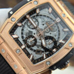 Super Clone Hublot Spirit Of Big Bang King Gold Ceramic 642.OM.0180.RX 42mm — side profile