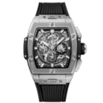 Super Clone Hublot Big Bang 42mm Rubber Strap Titanium