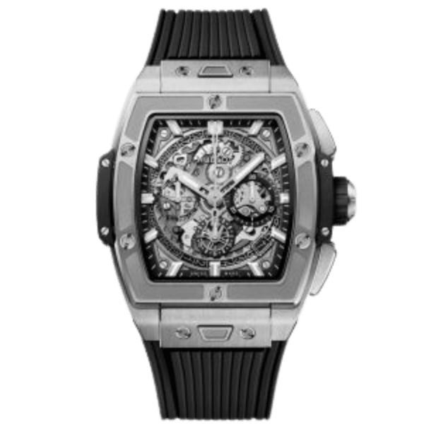 Super Clone Hublot Big Bang 42mm Rubber Strap Titanium