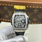 Super Clone Hublot Big Bang 42mm Rubber Strap Titanium — bracelet detail