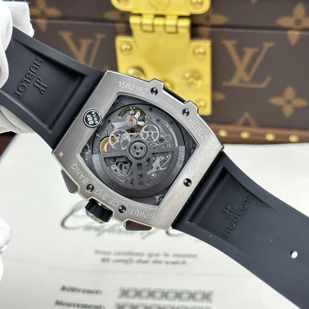 Super Clone Hublot Big Bang 42mm Rubber Strap Titanium — clasp and links
