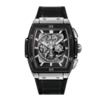 Super Clone Hublot Big Bang 42mm Rubber Strap Titanium