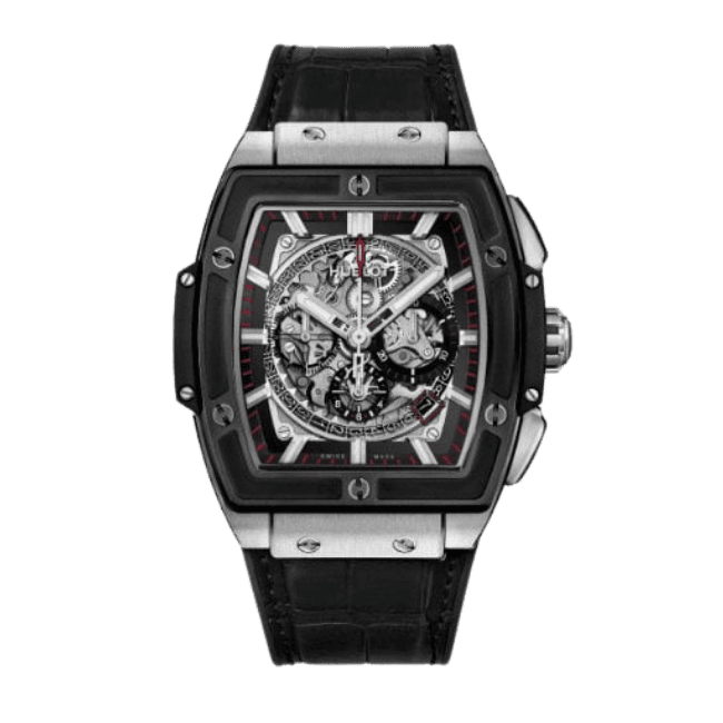 Super Clone Hublot Big Bang 42mm Rubber Strap Titanium