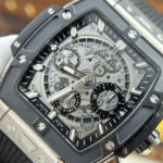 Super Clone Hublot Big Bang 42mm Rubber Strap Titanium — side profile
