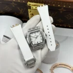Super Clone Hublot Spirit Of Big Bang Titanium White Diamonds 665.NE.2010.LR.1604 — dial close-up