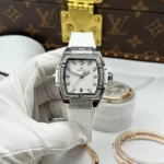 Super Clone Hublot Spirit Of Big Bang Titanium White Diamonds 665.NE.2010.RW.1204 — dial close-up