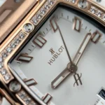 Super Clone Hublot Spirit Of Big Bang Titanium White Diamonds 665.OE.2080.RW.1204 — side profile