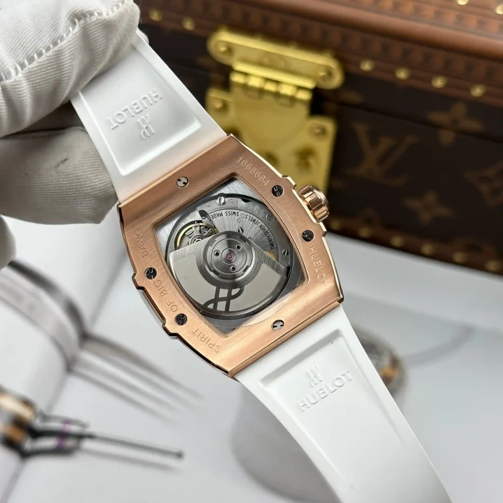 Super Clone Hublot Spirit of Big Bang King Gold White Pavé 662.OE.2080.RW.1604 — view 9