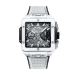 Super Clone Hublot Square Bang Unico 821.HX.0170.RX 821HX0170RX 42mm White Dial Ceramic