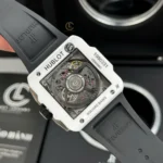 Super Clone Hublot Square Bang Unico 821.HX.0170.RX 821HX0170RX 42mm White Dial Ceramic — clasp and links