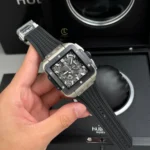 Super Clone Hublot Square Bang Unico 821.NM.0170.RX 821NM0170RX 42mm Titanium Ceramic — bracelet detail