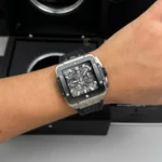 Super Clone Hublot Square Bang Unico 821.NM.0170.RX 821NM0170RX 42mm Titanium Ceramic — side profile