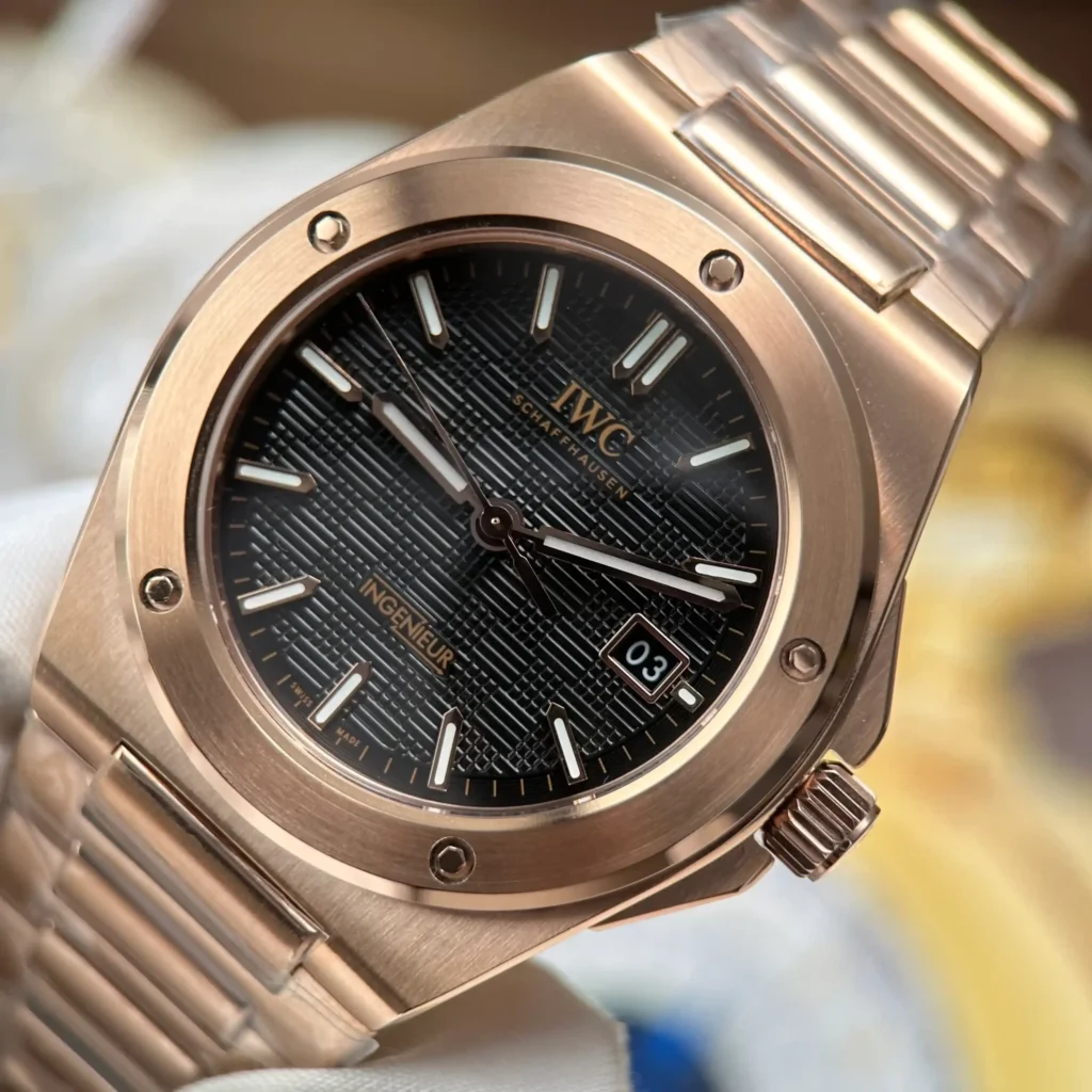 Super Clone IWC 40mm Steel — side profile