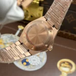 Super Clone IWC 40mm Steel — movement / caseback view