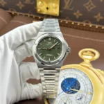 Super Clone IWC 40mm Steel — dial close-up
