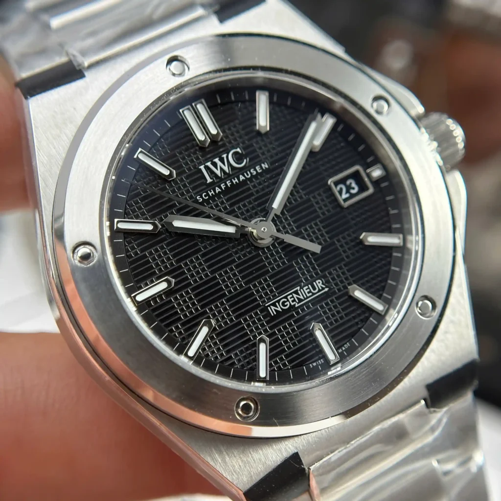 Super Clone IWC 40mm Steel — side profile