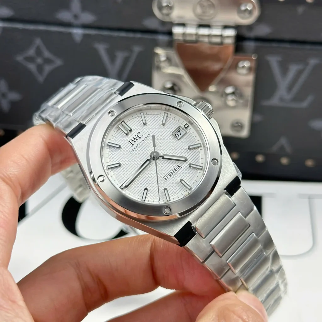 Super Clone IWC 40mm Steel — side profile