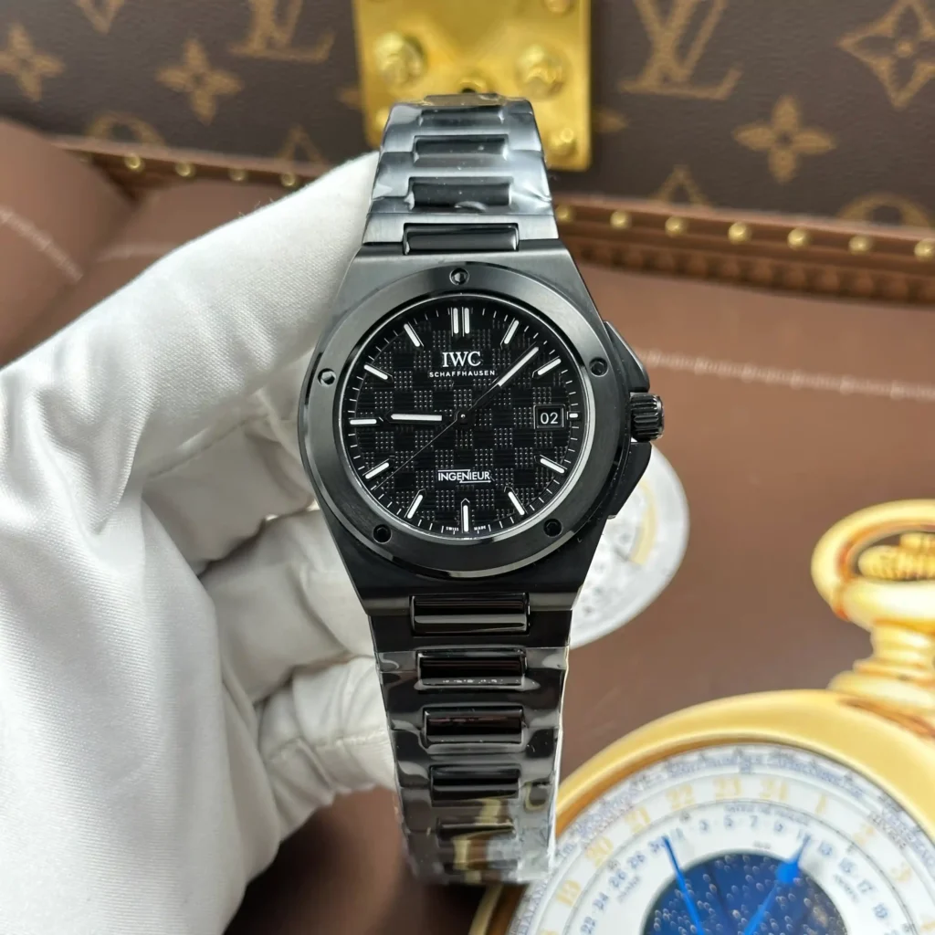 Super Clone IWC 40mm Ceramic — dial close-up