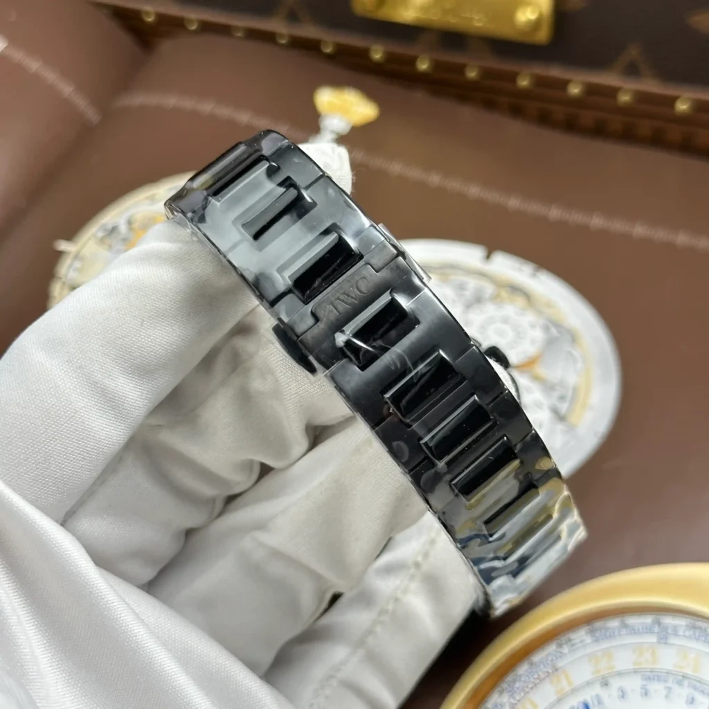 Super Clone IWC 40mm Ceramic — movement / caseback view