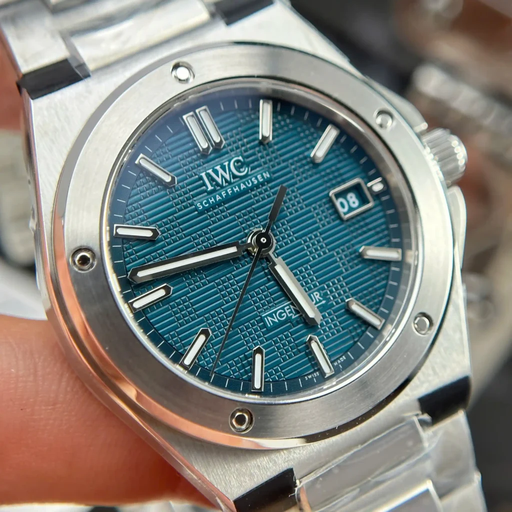 Super Clone IWC 40mm Steel — side profile