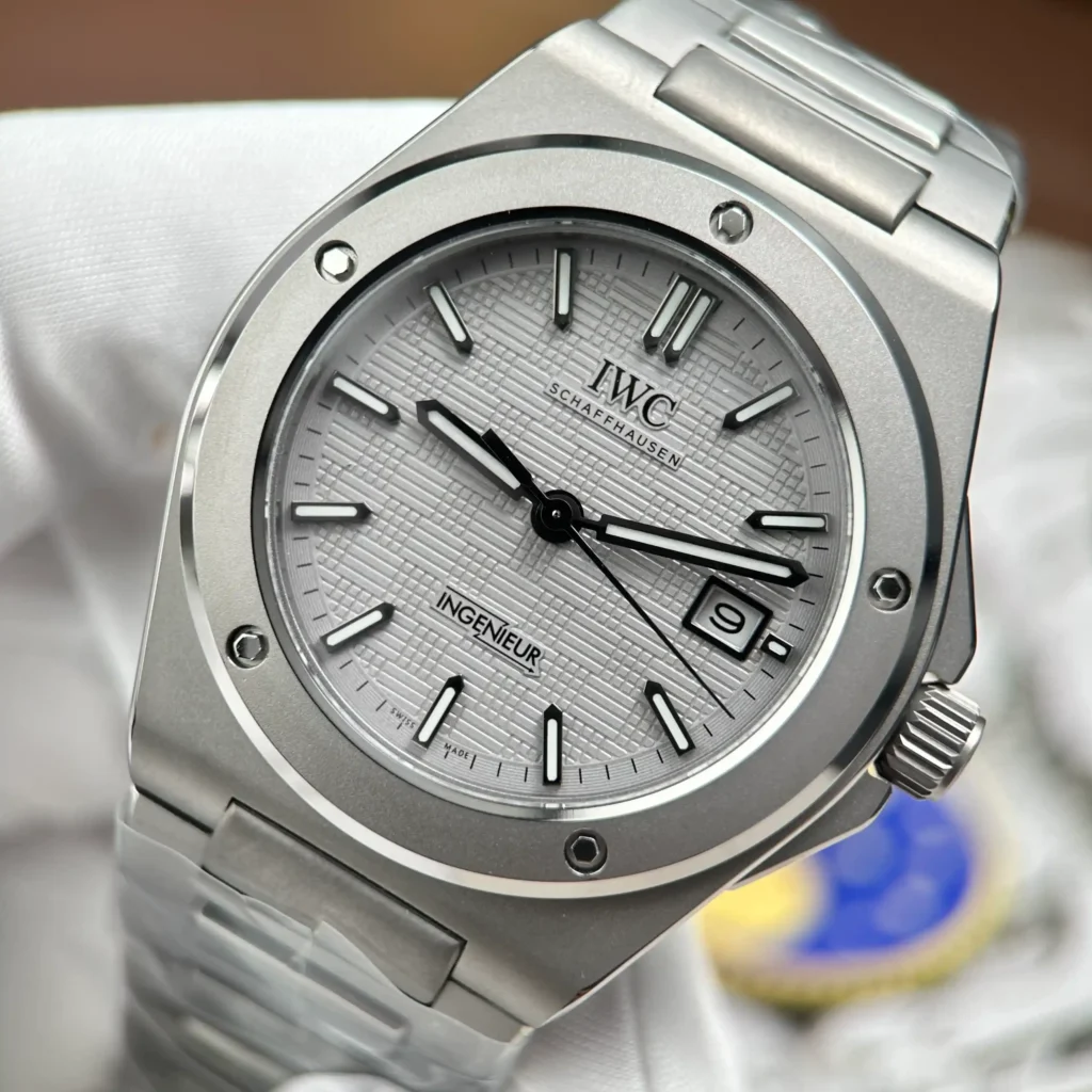 Super Clone IWC 40mm Steel — side profile