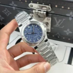 Super Clone IWC Ingenieur IW328907 Gets a Classic Blue Dial 40mm — case and bezel